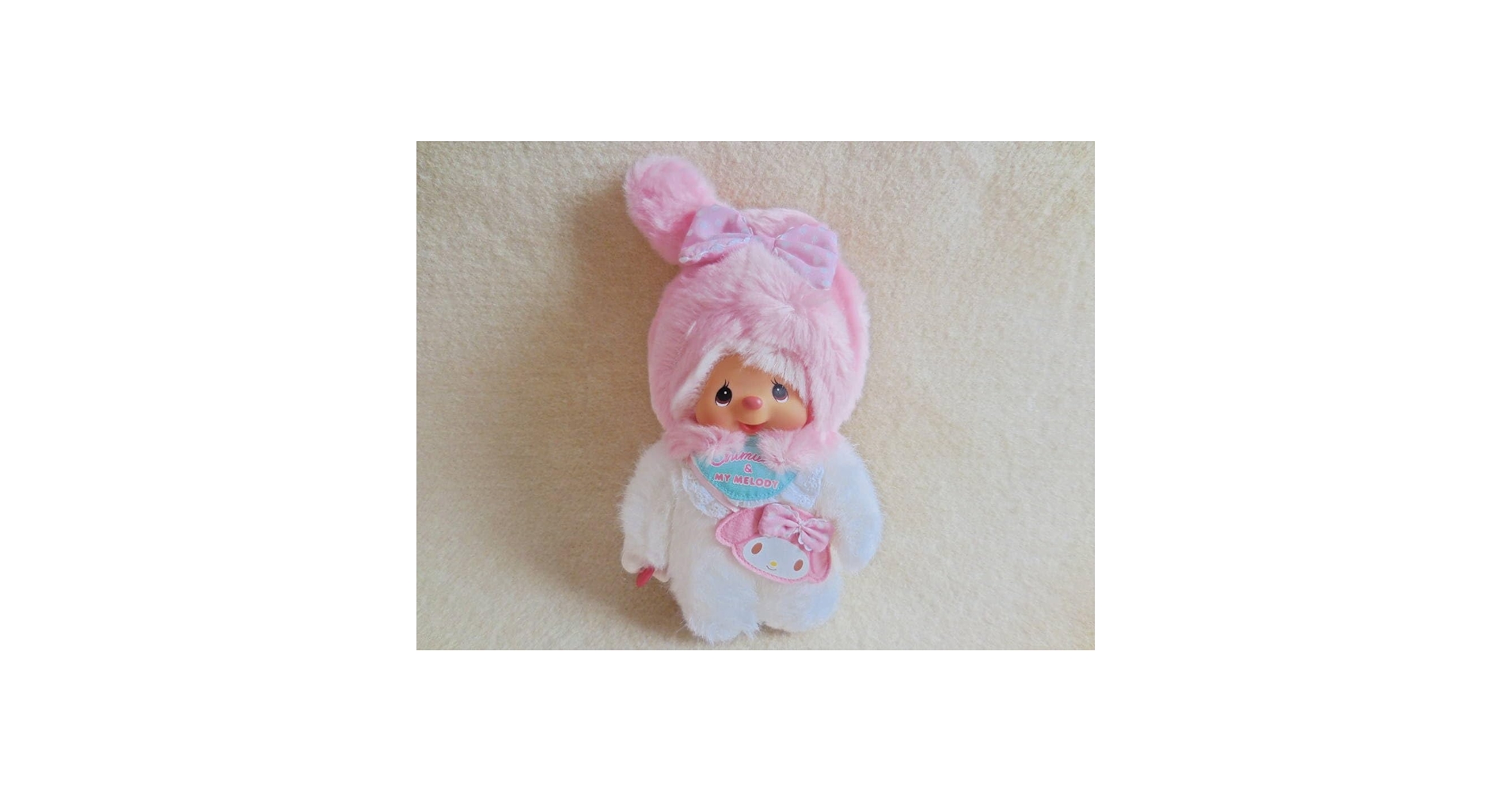 チムたん✕マイメロディちょっと大きめМサイズぬいぐるみ サンリオコラボ モンチッチ チムたん ぬいぐるみ マイメロディ