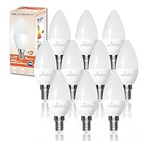 LED ATOMANT Confezione da 10 Lampadina LED E14 Candela C37 6W