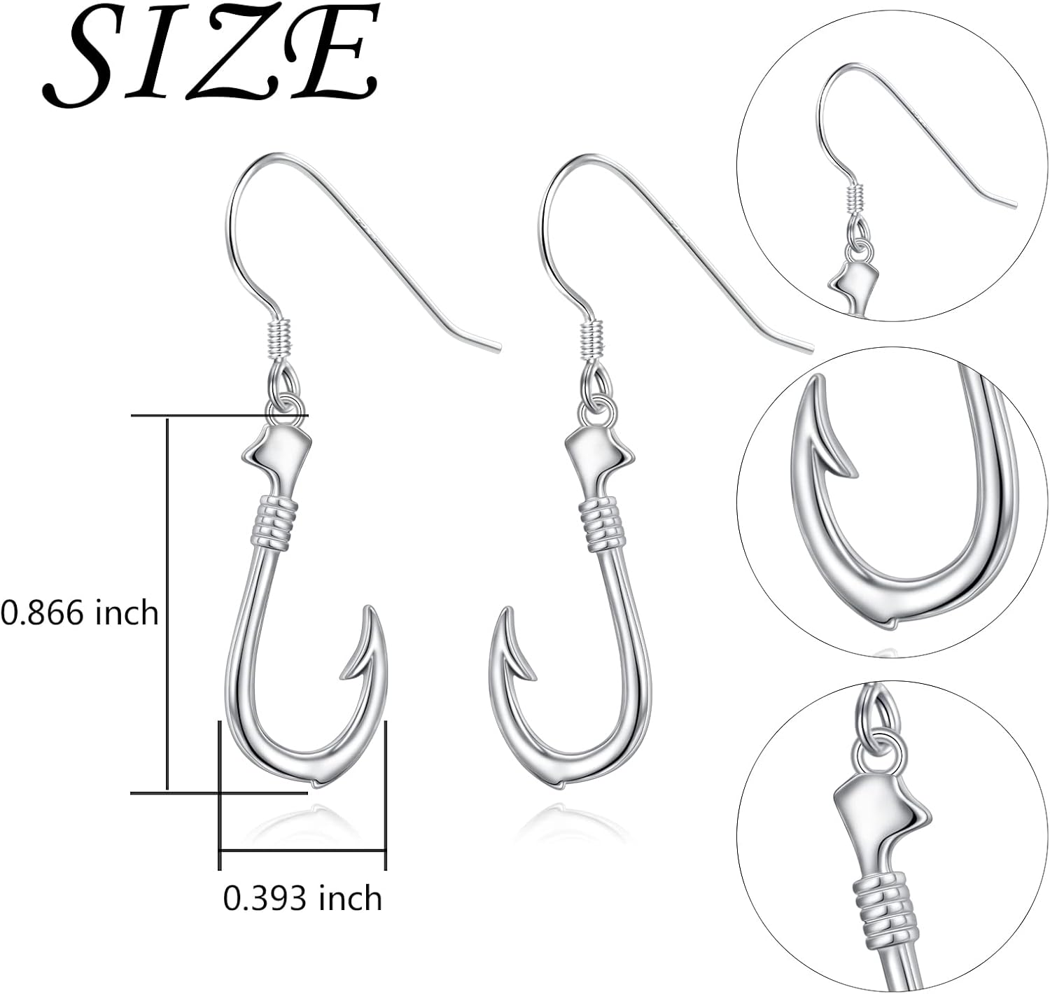 925 Sterling Silver Drop Dangle Earrings for Women Birthday Gifts