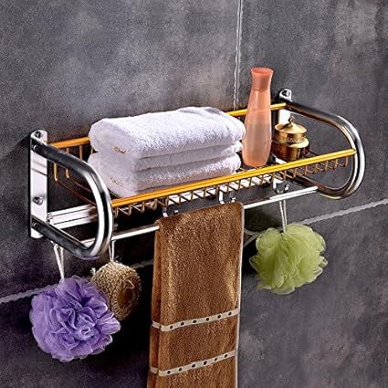 clg-fly espacio aluminio baño estante, oxidación Tratamiento ...