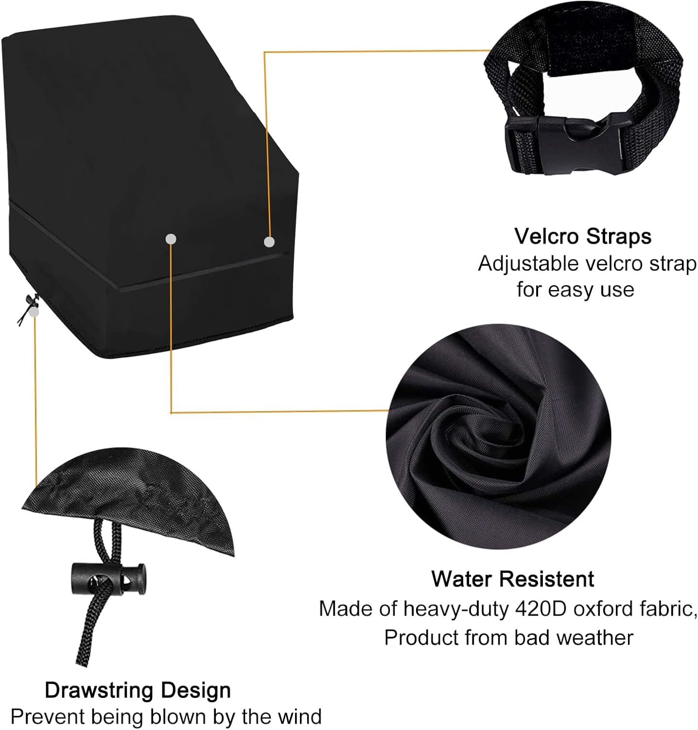 Schleuder Housse de Console de Bateau, Housse de Protection de Bateau 420D avec revêtement UV, Housse imperméable pour la Protection