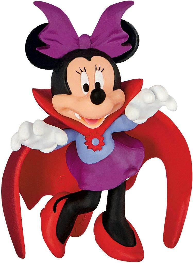 Bullyland 15290 Walt Disney Minnie Halloween Figurine, Approx. 7 cm, Lovingly Hand-Painted Figure, PVC-, Great Gift for Boys and Girls for Imaginative Play