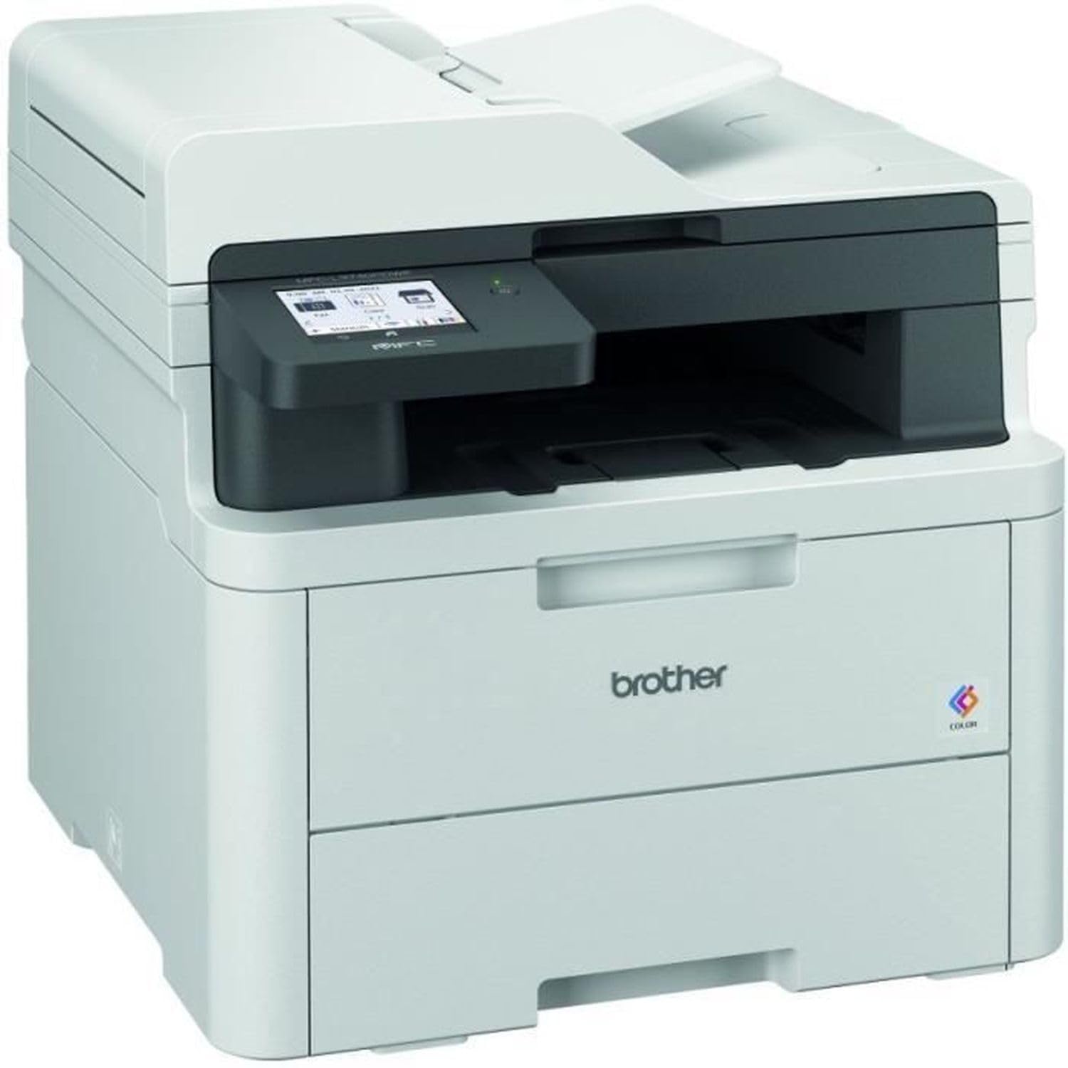 Brother MFC-L3740CDWE EcoPro - Kompaktes 4-in-1 Farb-LED Multifunktionsgerät mit WLAN/LAN, ADF und Automatischem Duplexdruck