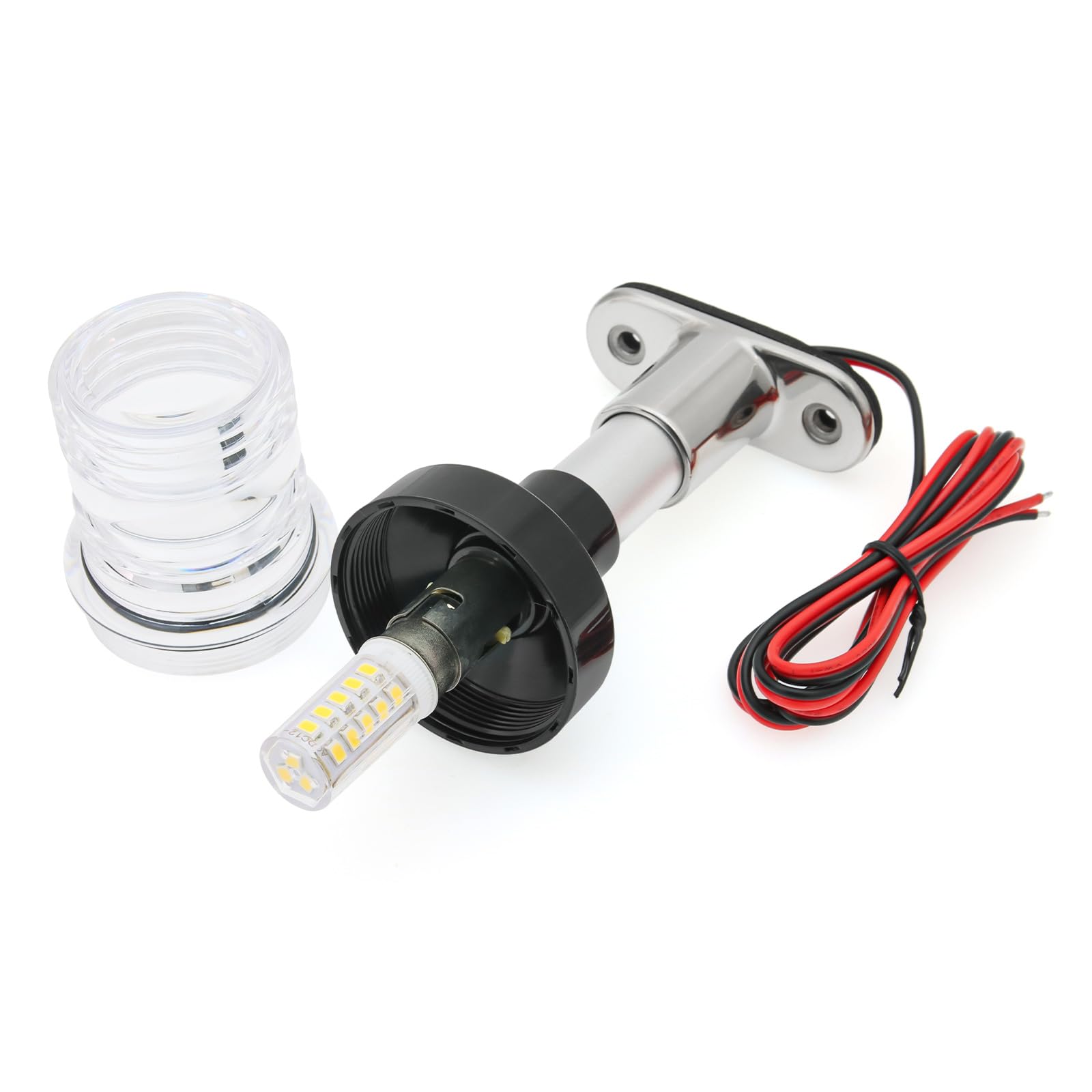 6inch 155mm 12V 24V Segelsignal Licht Boot Navigation Licht Falten 360 Grad LED für Yacht Marine Anker Boot Zubehör