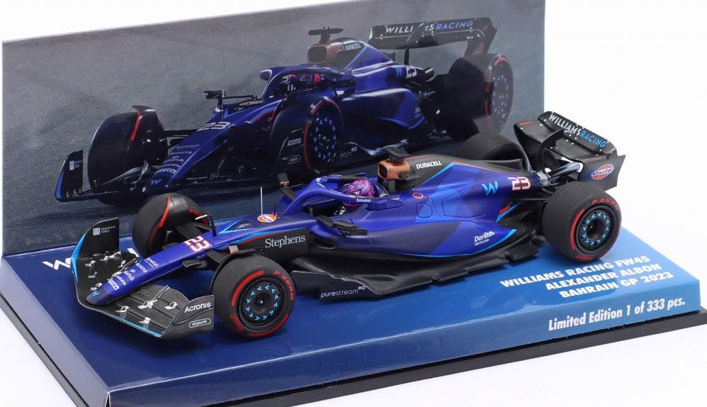 Amazon | ミニチャンプス 1/43 ウィリアムズ FW45#23 バーレーンGP F1