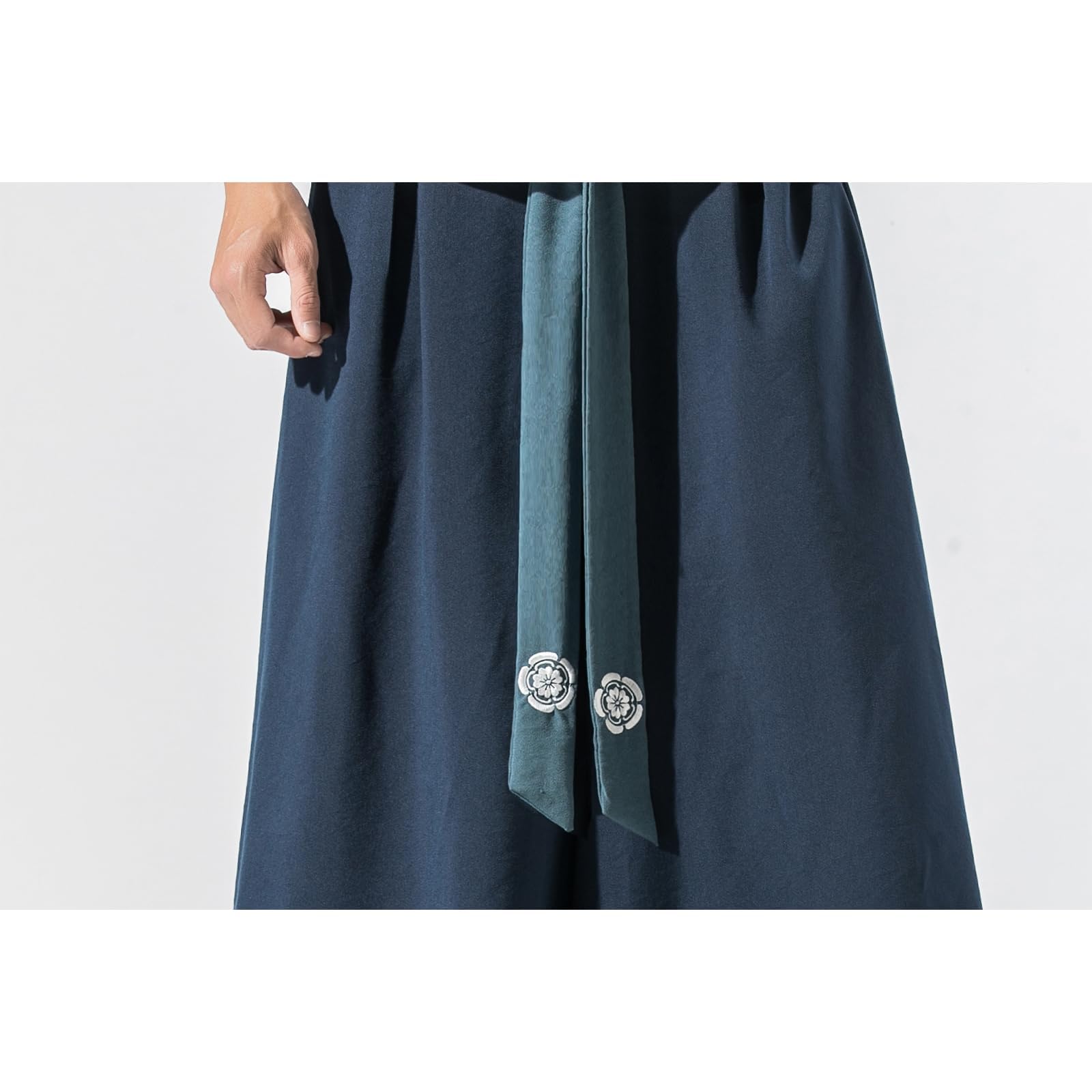 GURUNVANI Pantalon de yoga japonais à jambes larges pour homme, style hip-hop, baggy