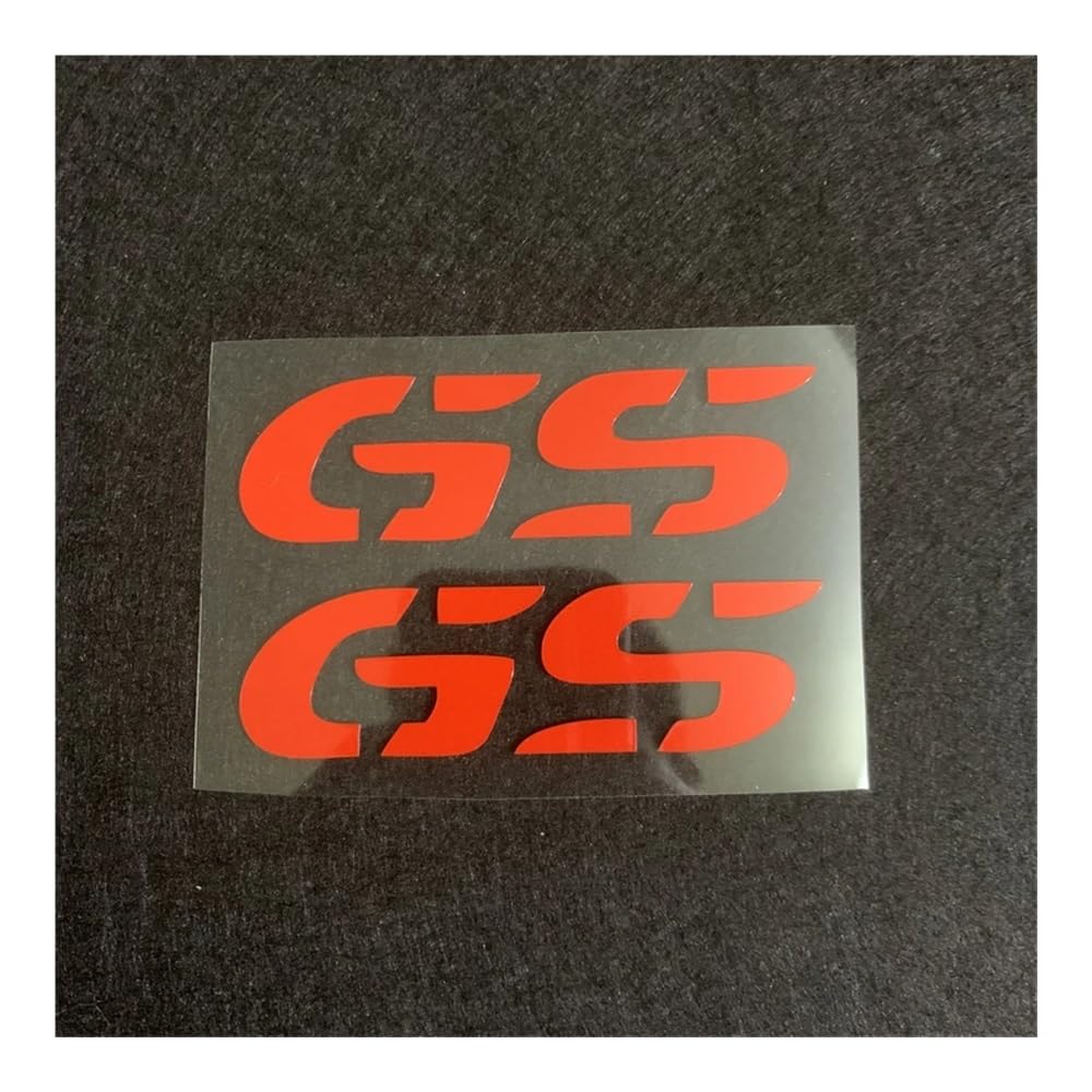 2Pcs Motorcycle Sticker Modification for F650 for F700 for F750 for F800 for F850 for R1250 for R1200GS Sticker Tank Pad(Red 20CM)
