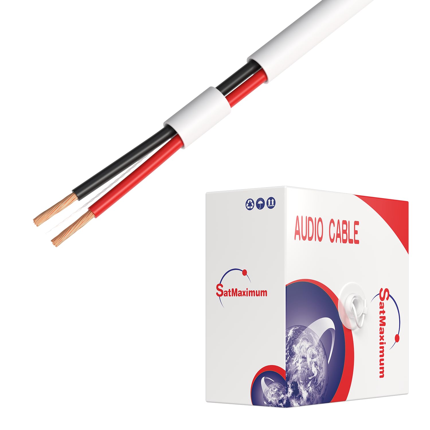 Amazon.com: Cables Direct Online 250FT 14/2 Speaker Wire CL2 Rated