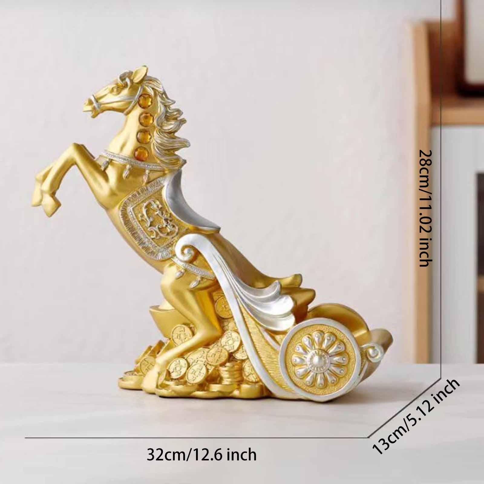 Soporte para Botellas de Vino con Forma de Caballo para Encimera O Mesa de Oficina en Casa.