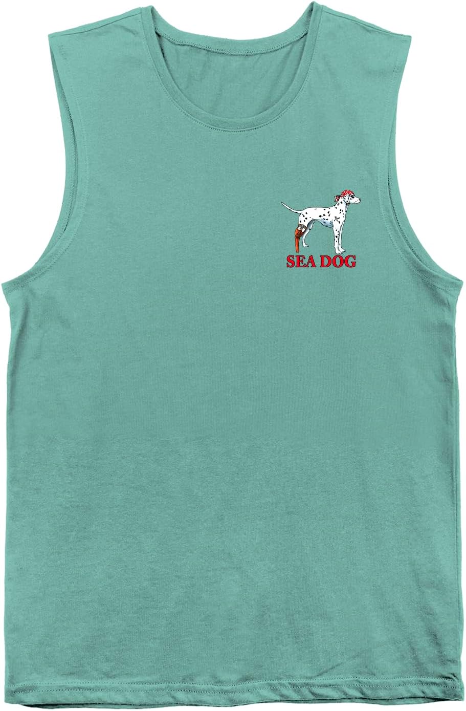 SEA DOG Home of The Free Patriotic Vintage Graphic Tank Top, Garment Dyed 100% Ringspun Cotton, Relaxed Fit, Printed in USA - Image 3