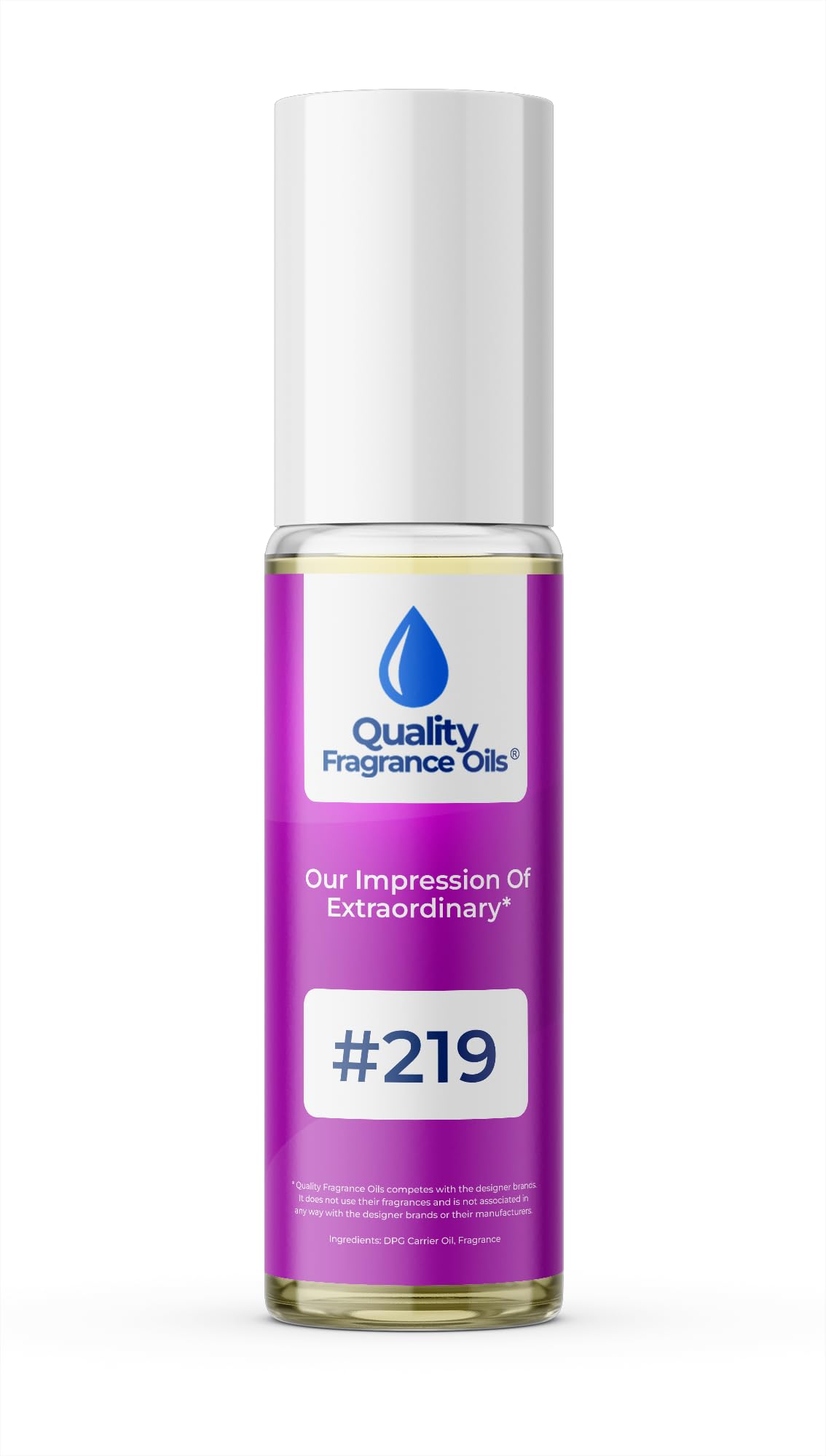 Quality Fragrance Oils' Extraordinary for Women Impression #219 | Long-Lasting Perfume Oil, Alcohol-Free, Strong Scent, 10ml Roll-On | Affordable Alternative to Designer Fragrances
