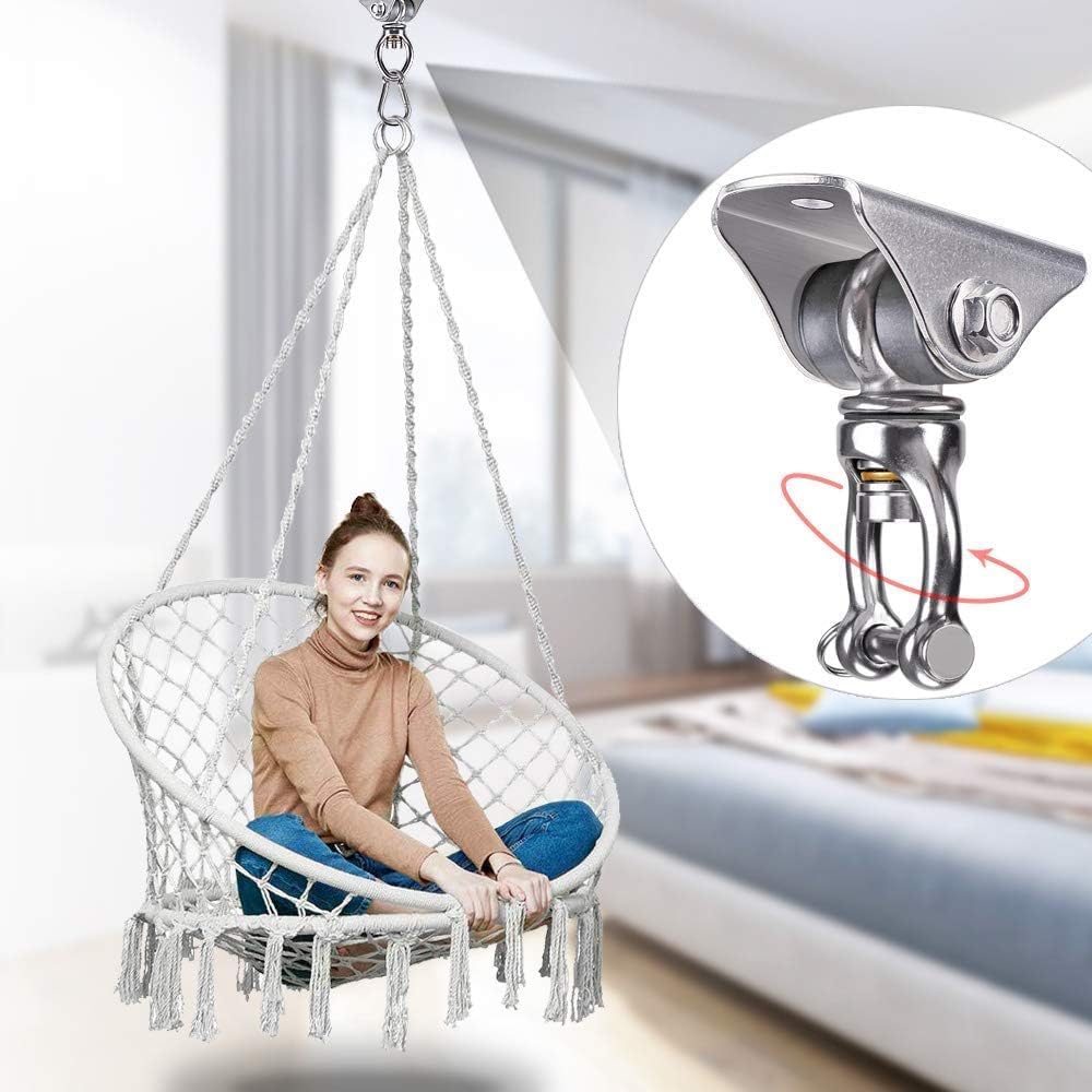 SELEWARE Ceiling Hook Heavy Duty Hanging Chair Outdoor - Image 3