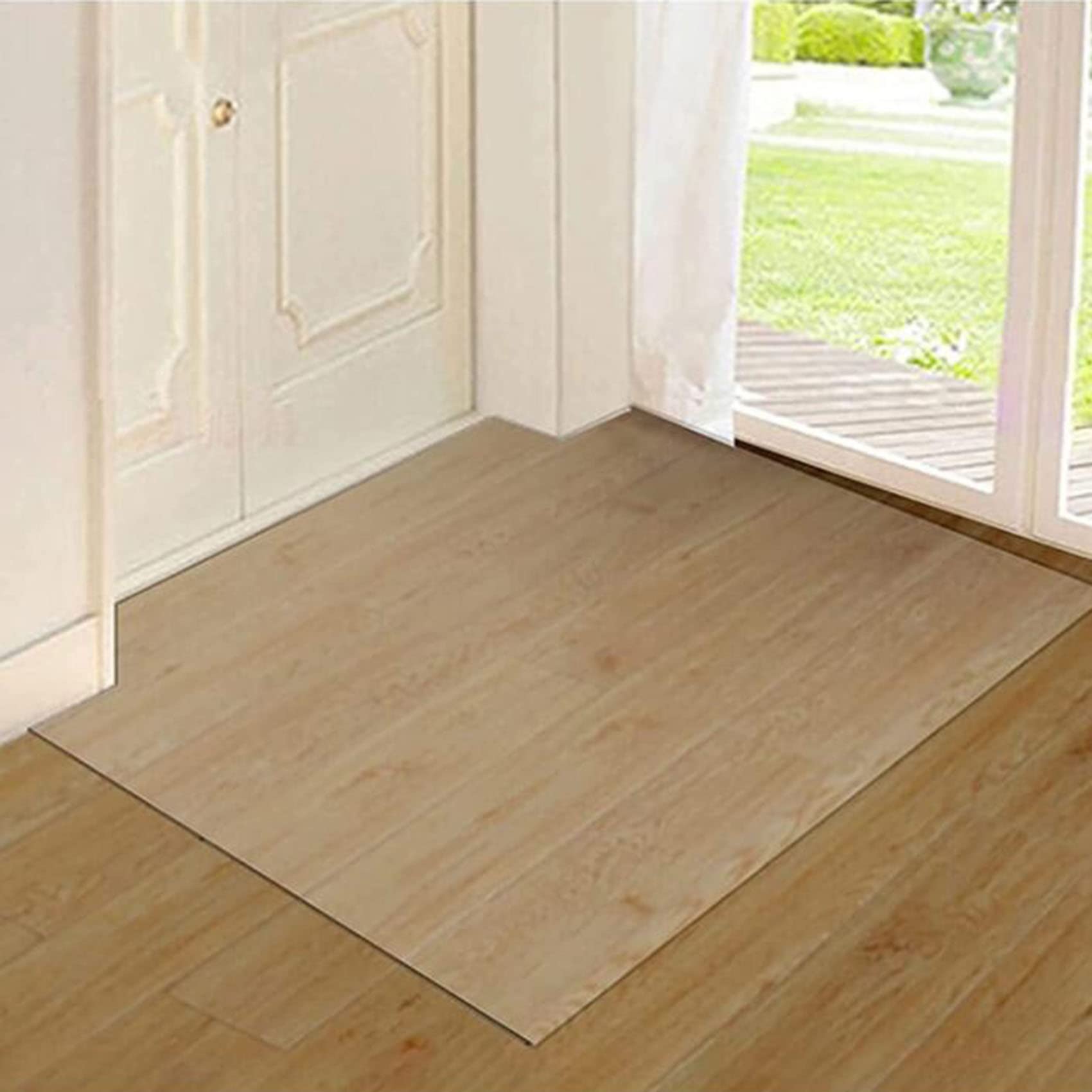 1,5mm Holz Bodenschutzmatte, Durchsichtiger Tischdecke Schutz, Benutzerdefinierte Größe, Kommerzielle Eingangsmatte für Zu Hause, Willkommensmatte,larghezza 110/120/130/140/150/160cm(120x160cm)