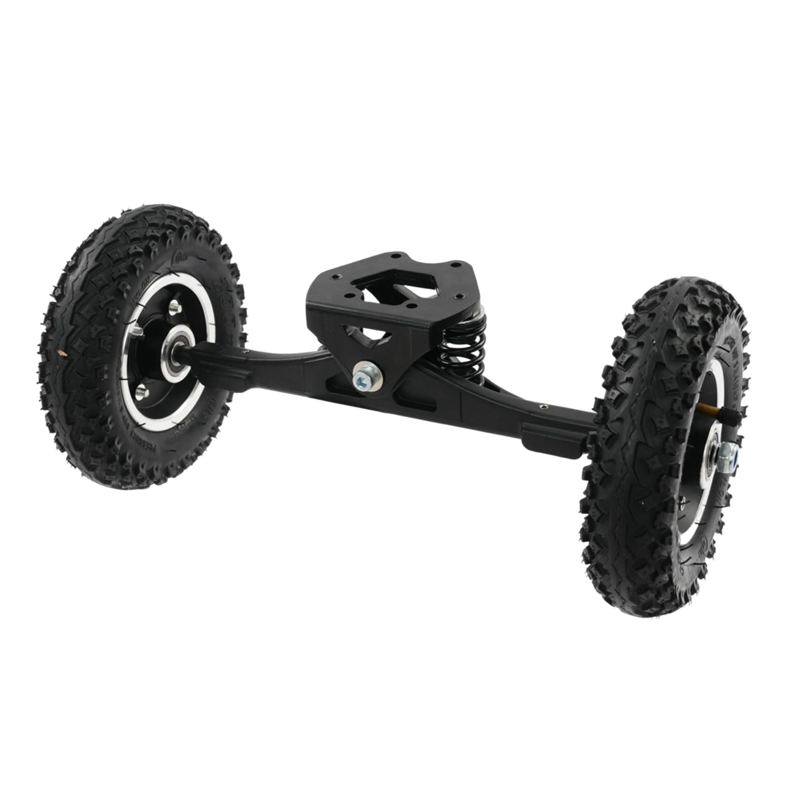 Offroad Roues électriques de 8" pour camion Combo Skateboard Truck Mountain Longboard Roues avec axe d'entraînement (Noir)