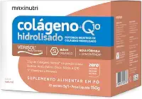 Colágeno Hidrolisado Verisol Coenzima Q10 Silício Orgânico 30 Sachês Maxinutri