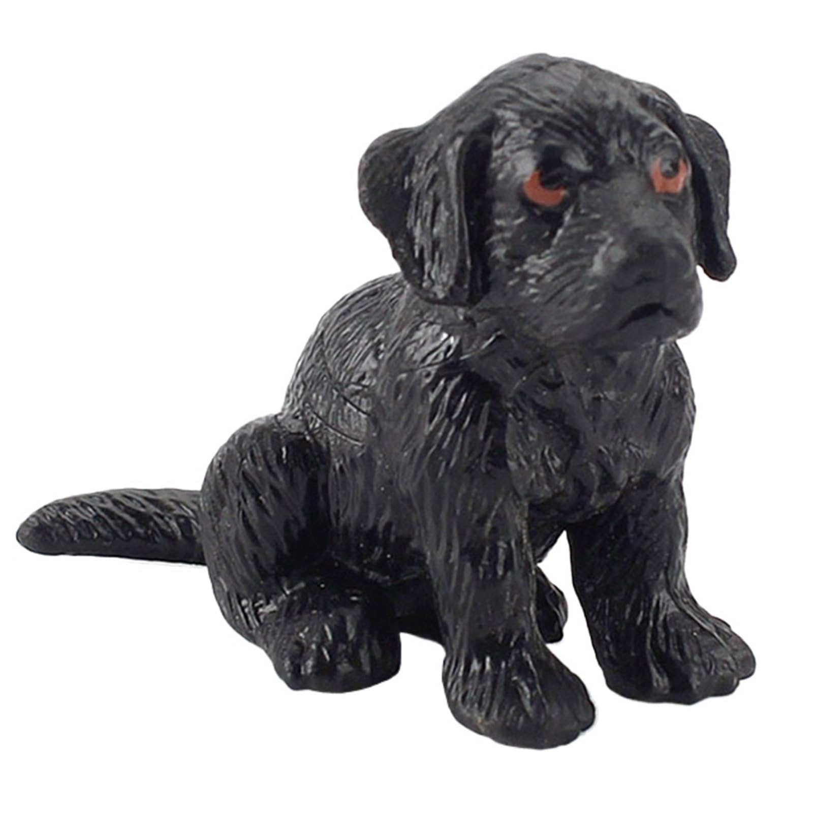 Dog Puppy Miniature Simulation Figurine Desktop Ornament Dollhouse Decor