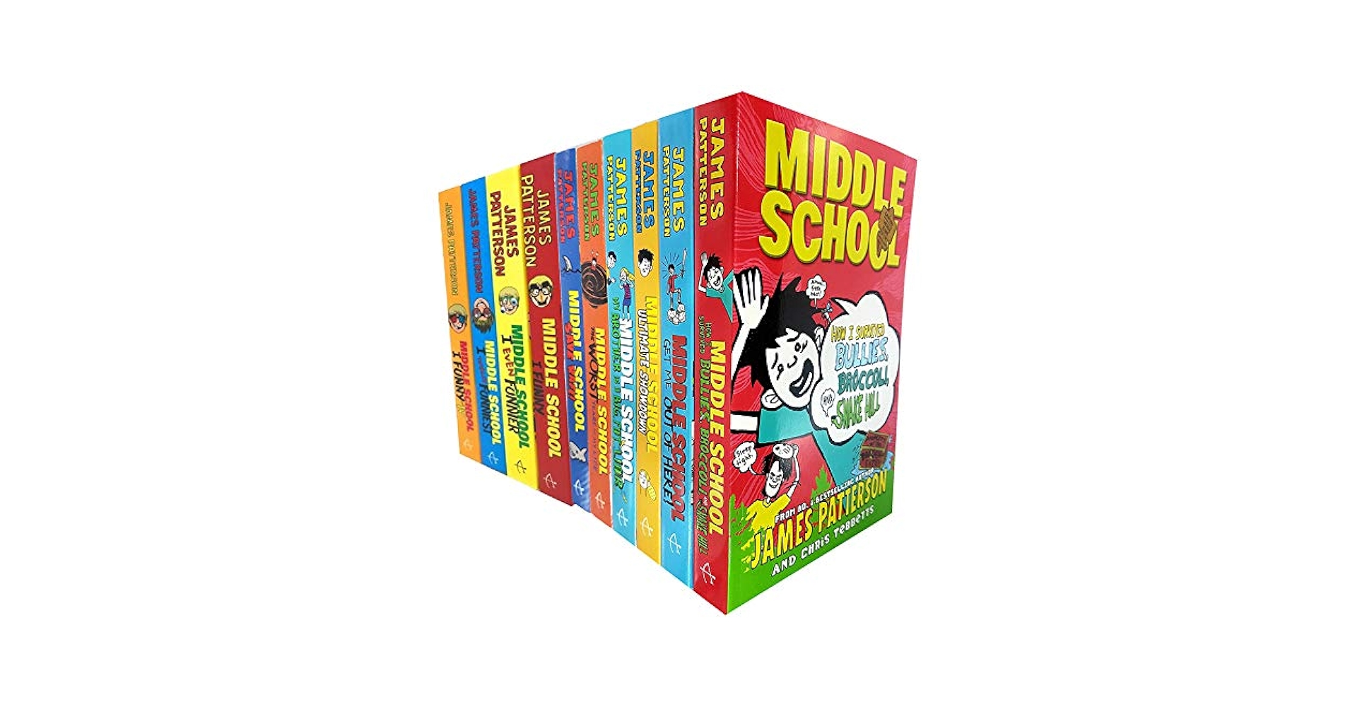 洋書　Middle School by James Patterson 10冊 James patterson middle school series 10 books collection set