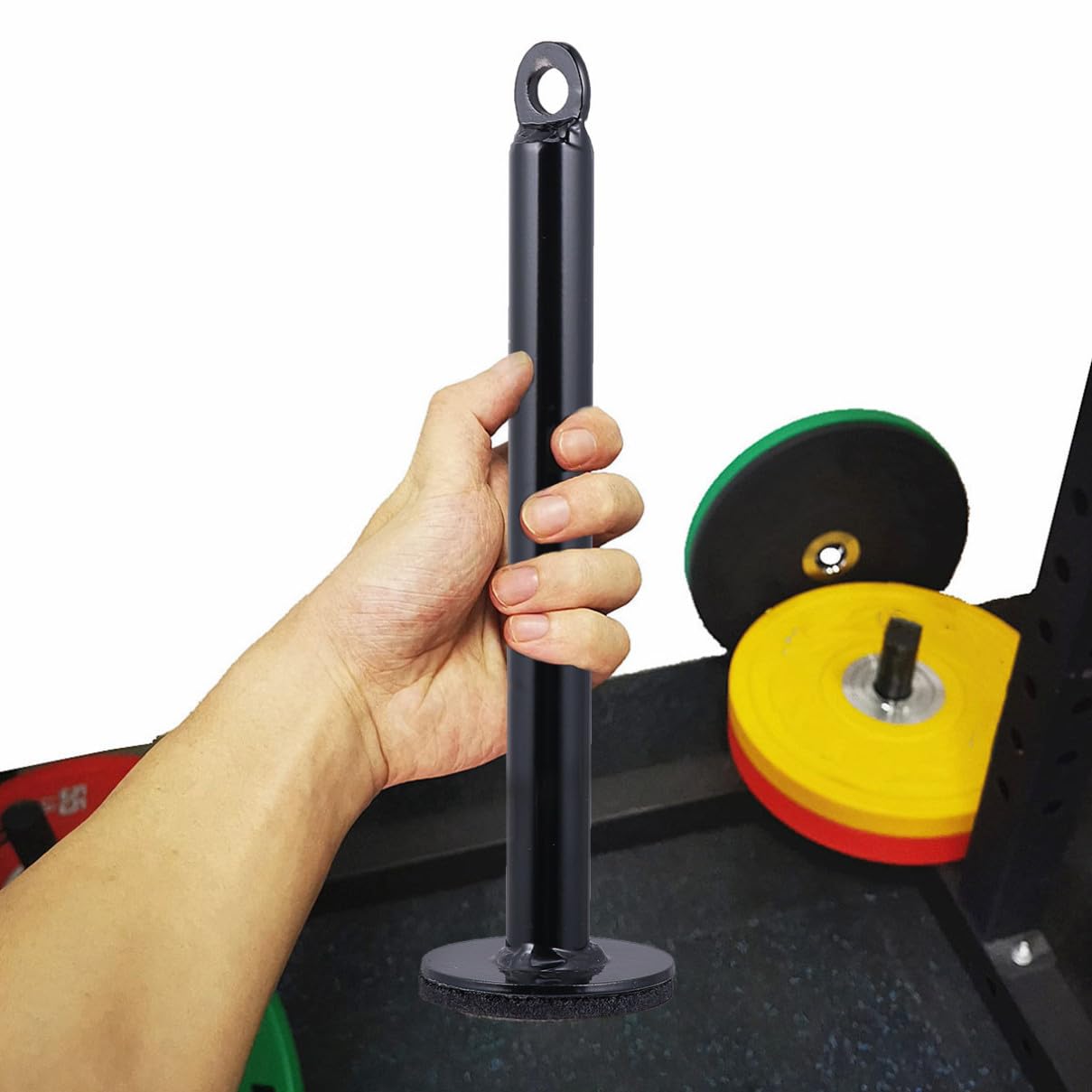 TOYANDONA 9stücke LAT-seilzugsystem Und -seilzugsystem Trainingsgerät Mit Hochfestem Nylonseil Inklusive Gerader Stange Und Zwei Griffen Mit Fußschlaufe Für Geräuscharmen Betrieb Und Flexibl