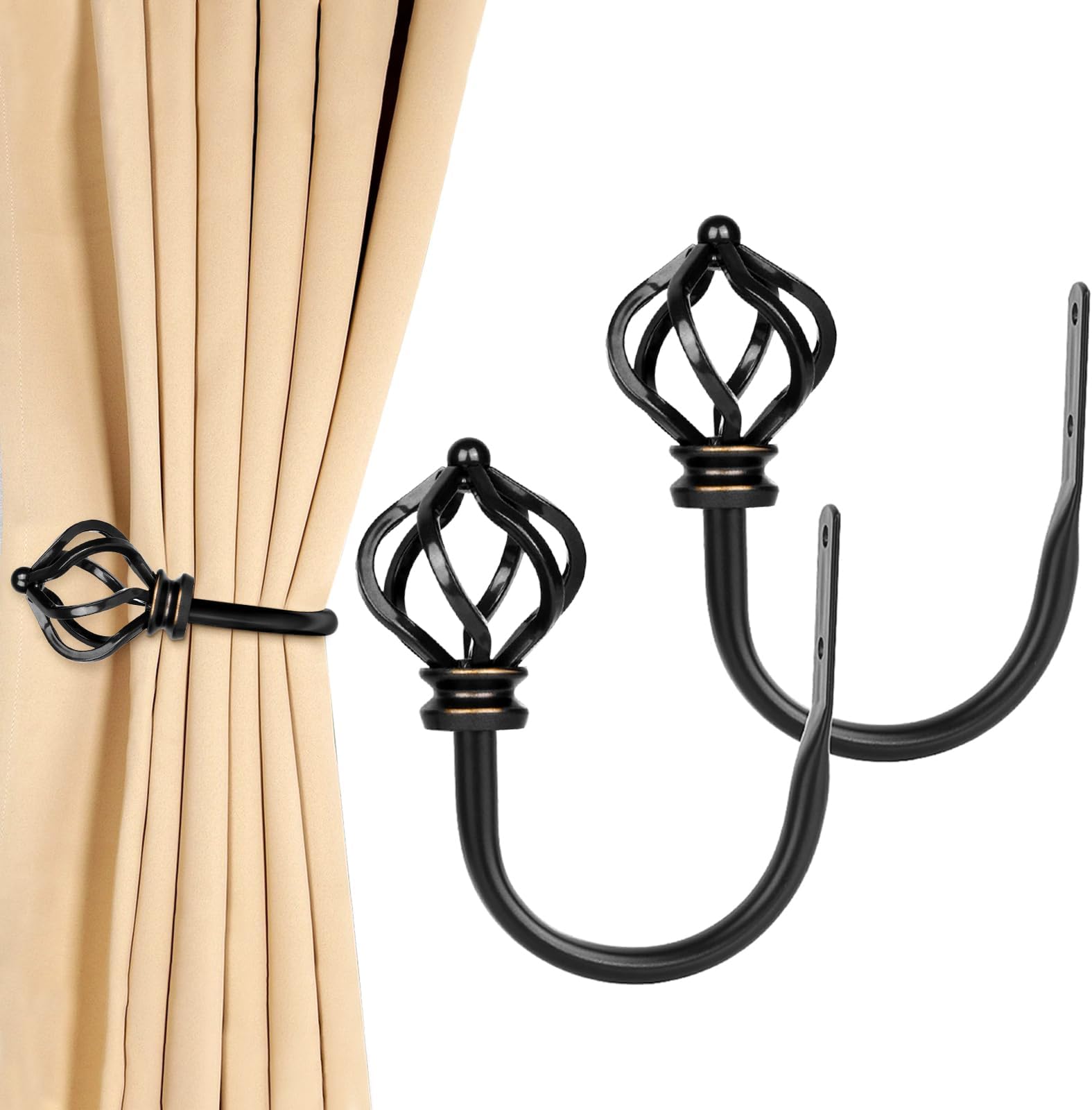 Raffhalter Gardinen Wand