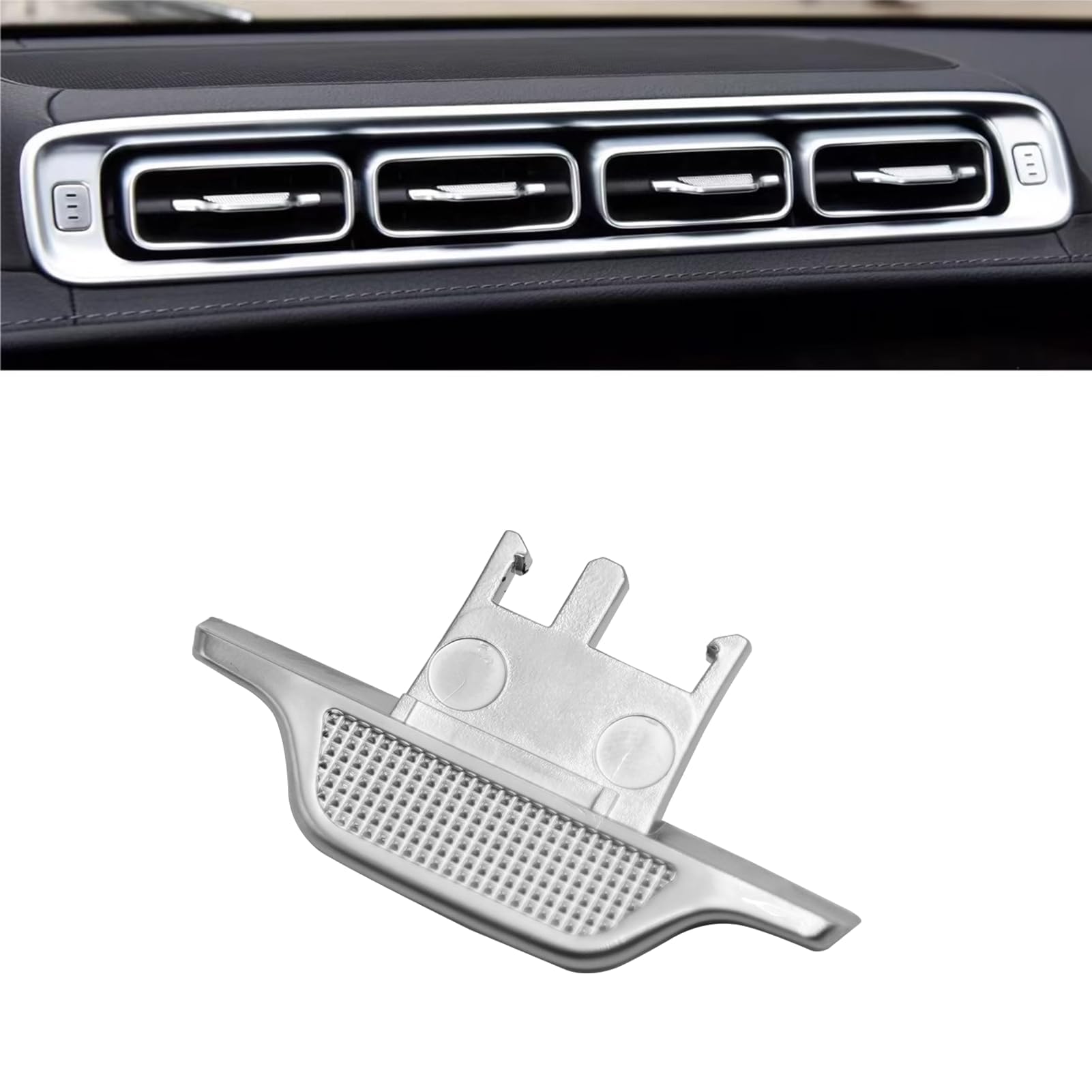 TTCR-II Compatible with 2021-2025 2026 Mercedes Benz S Class W223 Air Outlet Tab Clip Trim, Front Center and Rear AC Vent Outlet Tab Replacement for