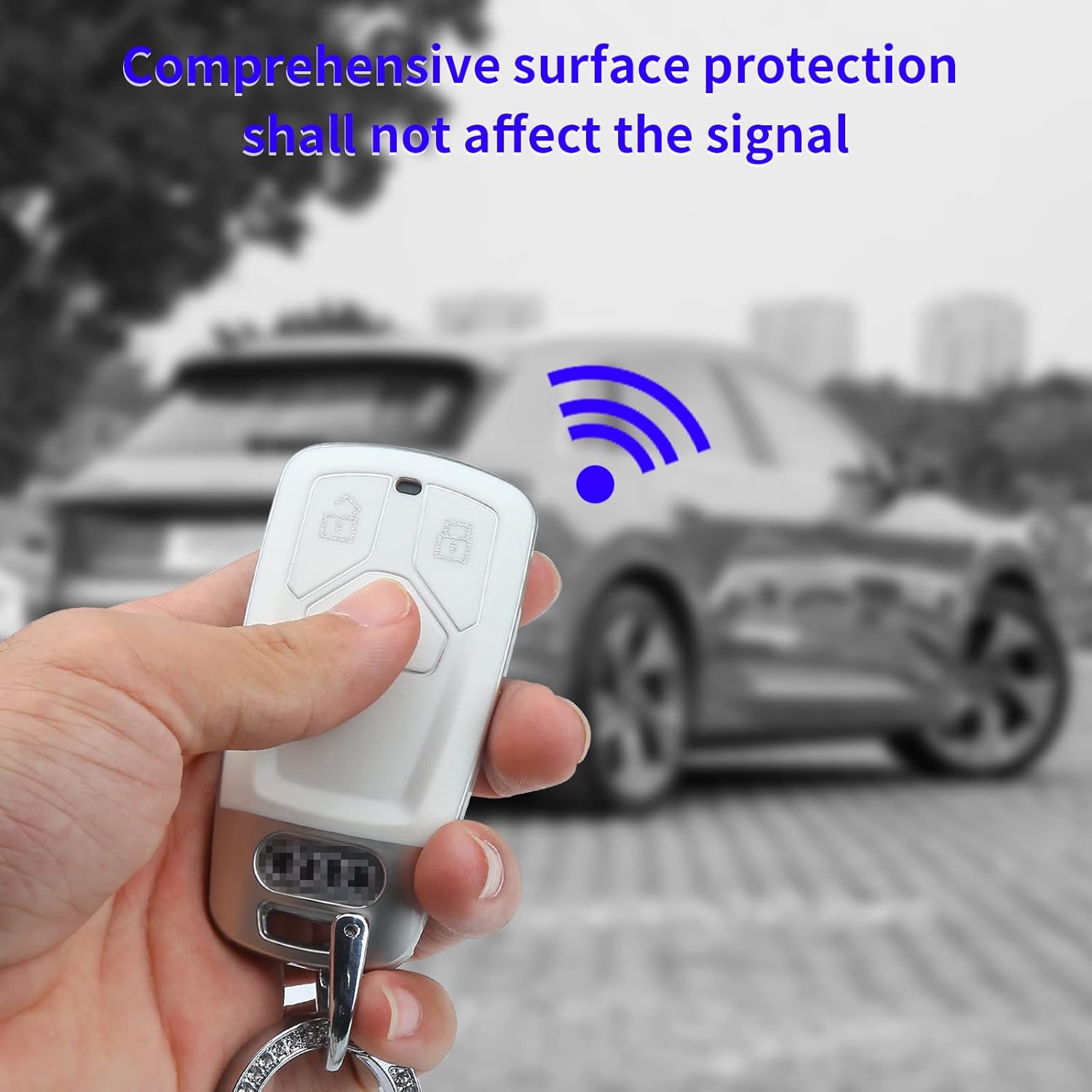 for Audi Key Fob Cover, Special Soft TPU Compatible with Audi A3 A4 A6 Q5 Q7 TT SQ5 R8 S5