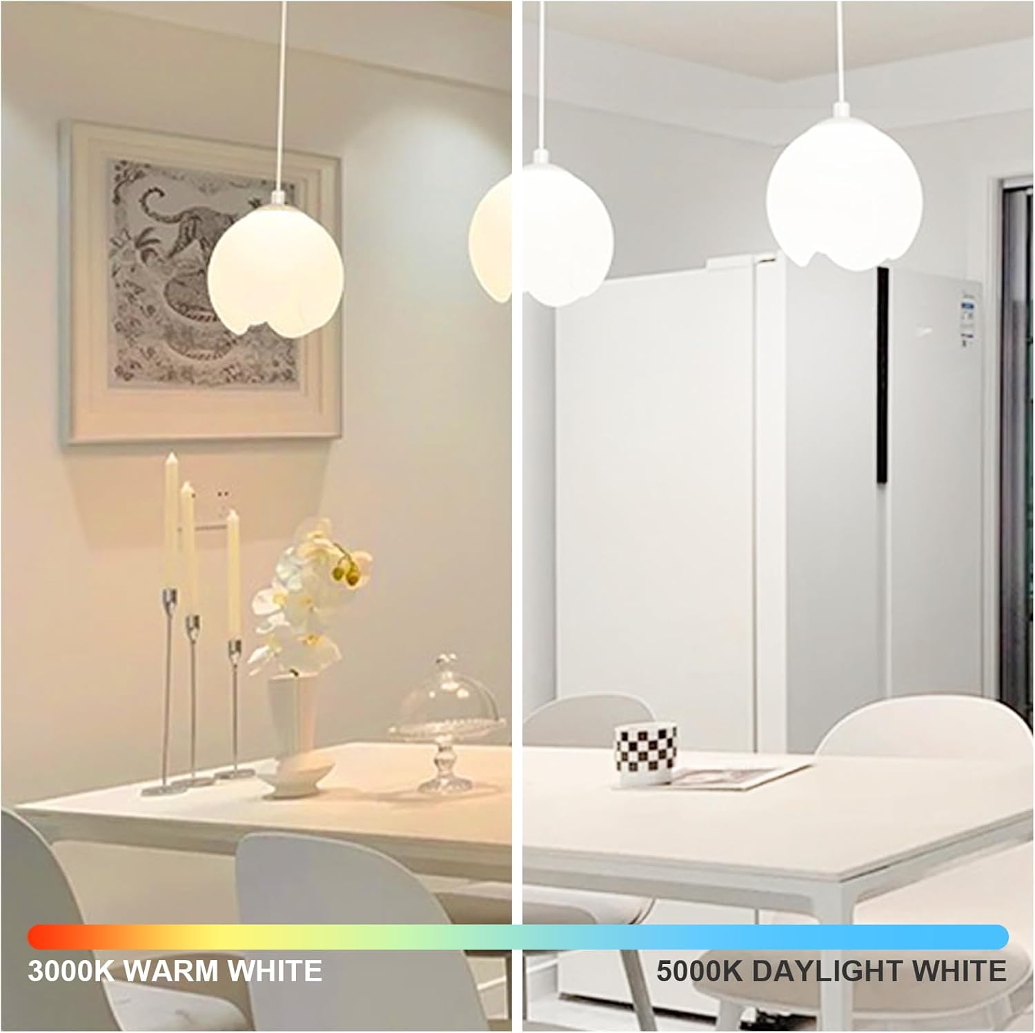 Warm White 10-Pack 14W LED Dimmable Light Bulbs, 100W Equivalent, A19 LED Bulbs - 1500LM, Warm White 3000K, No Flicker, E26 Base for Kitchen, Bedroom, Office
