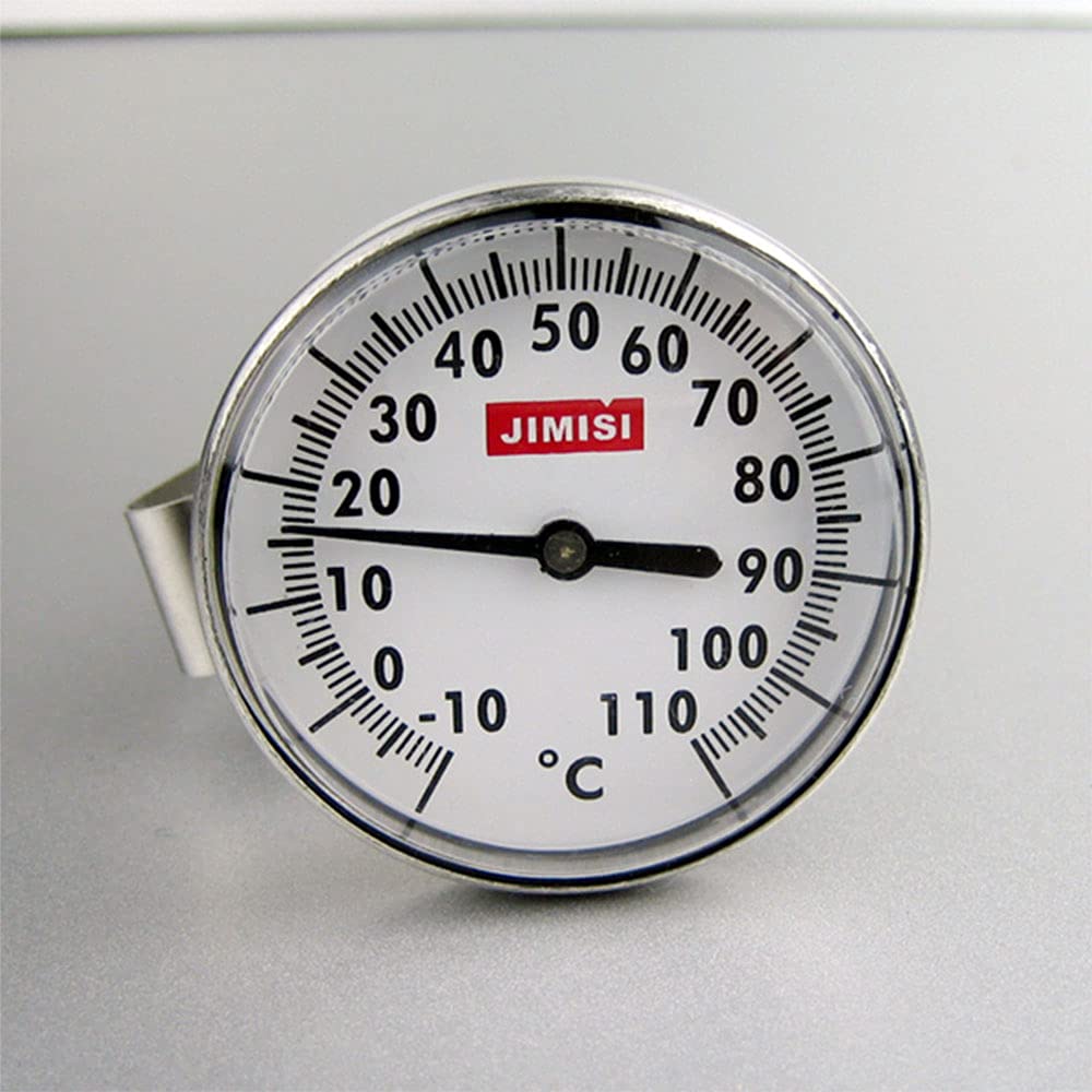 Termometro per il latte in acciaio inossidabile termometro per caffè -10~110 ° C per cucina, barbecue, cibo, bistecca, tacchino, dolci, latte, acqua del bagno