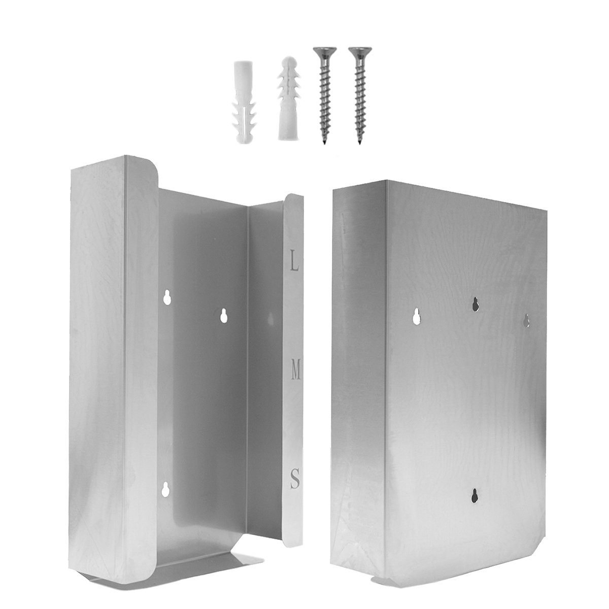 Handschuh-Spender Edelstahl Für 3 Boxen (39 x 25.5 x 9.8) Silber
