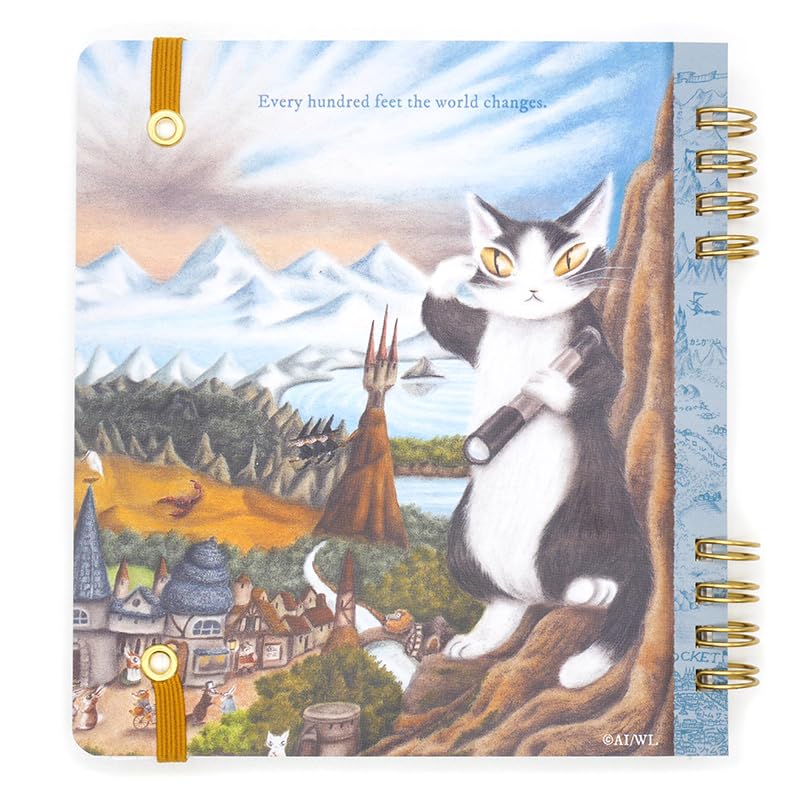 Amazon.co.jp: わちふぃーるど ダヤン ノート スクエアリングノート