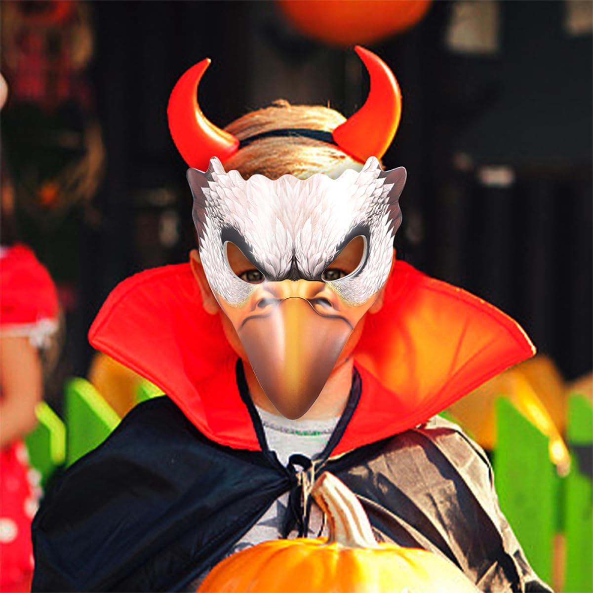 4 sztuki maski zwierzęce, półmaska dla kobiet, maskarada, maska na imprezę, Halloween, maskarada, maskarada, maskarada, maskarada, maska dla ptaków, 4 sztuki