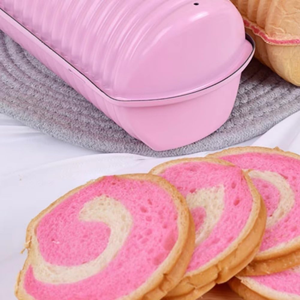 Molde para Pan Antiadherente Creativo con Hebilla, Forma De Flor, Corazón, Redondo, Molde para Pan De Acero Carbono, Utensilios De Cocina para Horno