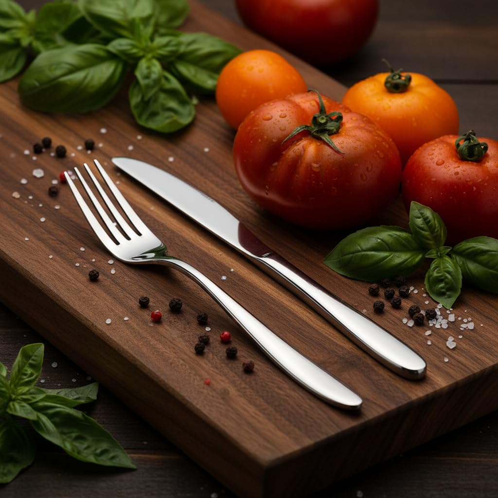 Ramddy 18/10 Stainless Steel Flatware Set for 12, Silverware Set — Amazon image 2