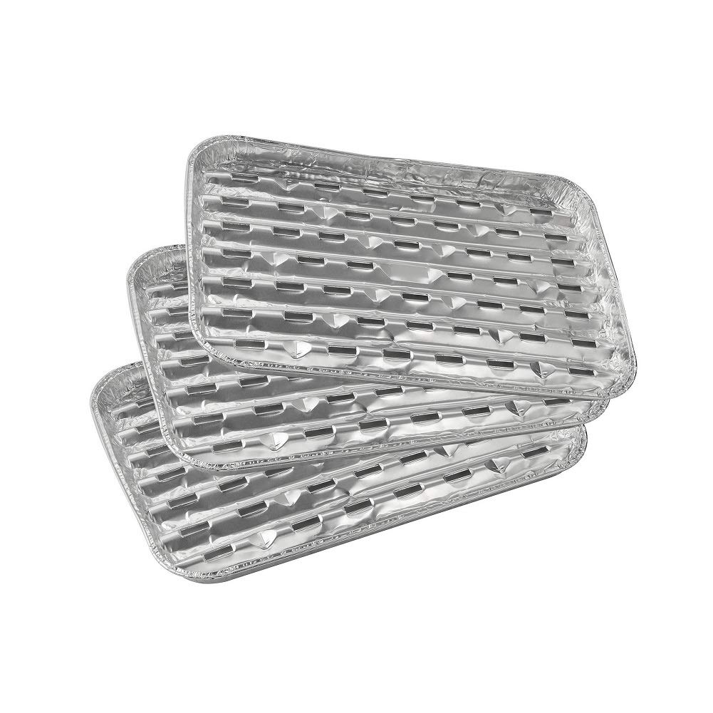 Ciotole Rettangolari In Alluminio Fackelmann - Set Da 3 Per Cucina E Grigliate - Foto 12