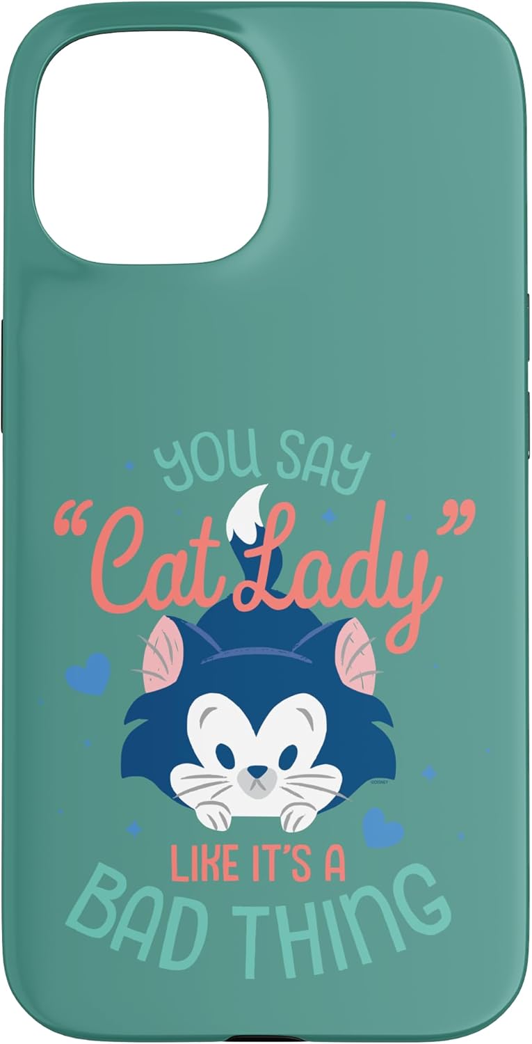iPhone 11 Pro Max Disney Figaro You Say Cat Lady Like It’s a Bad Thing Teal Case