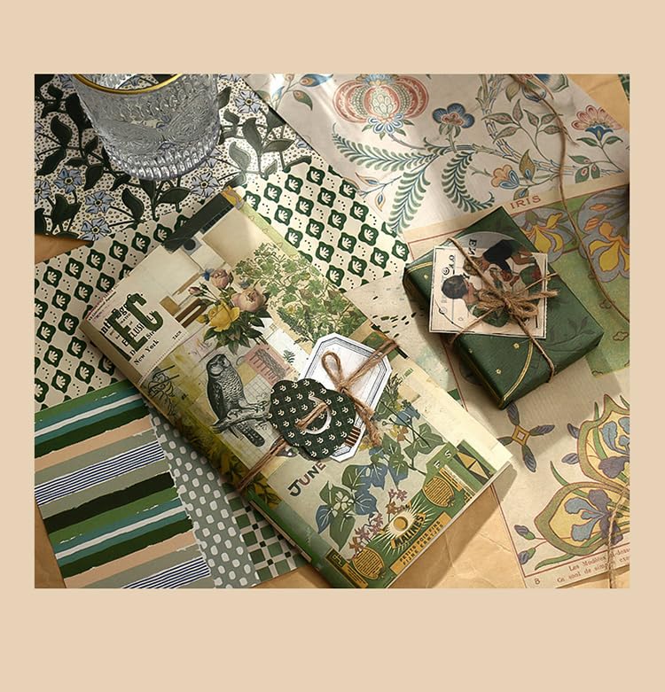 Image of WEMOL DIY 86 Pcs Vintage Aesthetic Scrapbooking Supplies Stickers