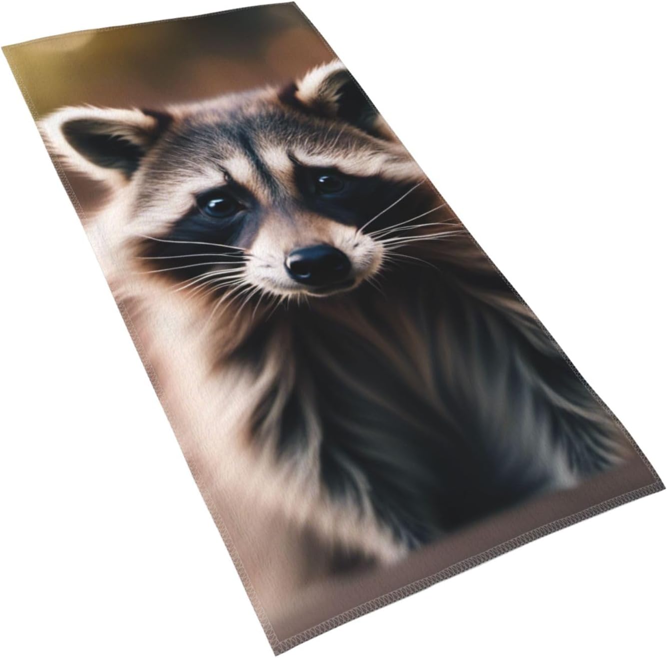 Cute Raccoon (1) Print Hand Towels for Kitchen, Decorative Bathroom Towels Decor Farmhouse Cute for Men Women Gifts