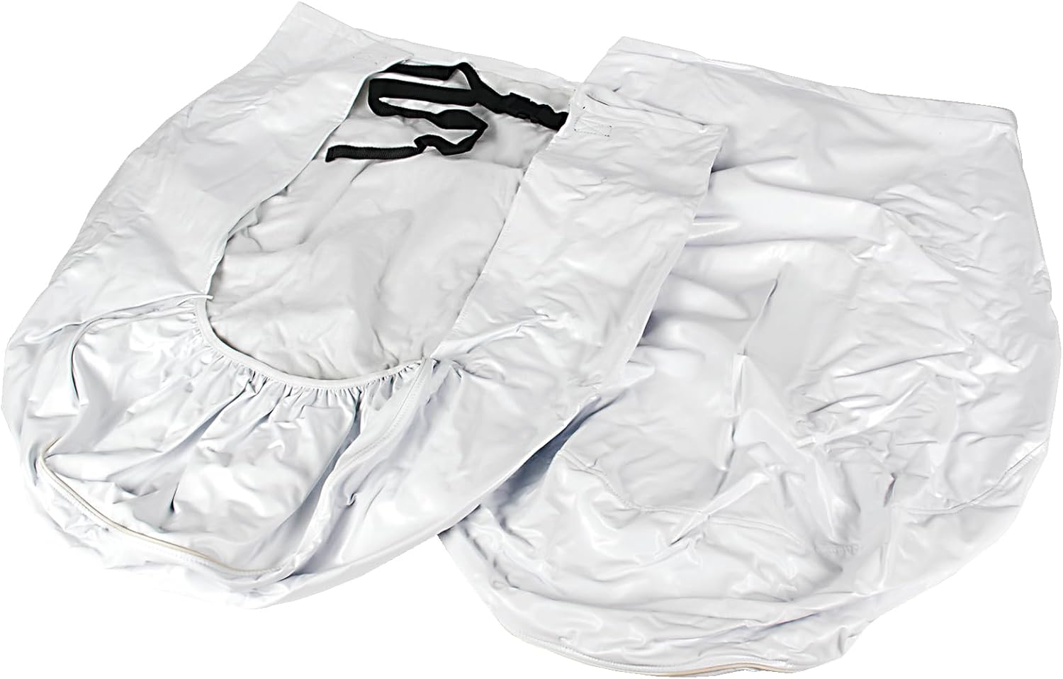 Camco 45322 Vinyl RV Wheel & Tire Protector, 1 Pair (27 inches-29 inches, White)