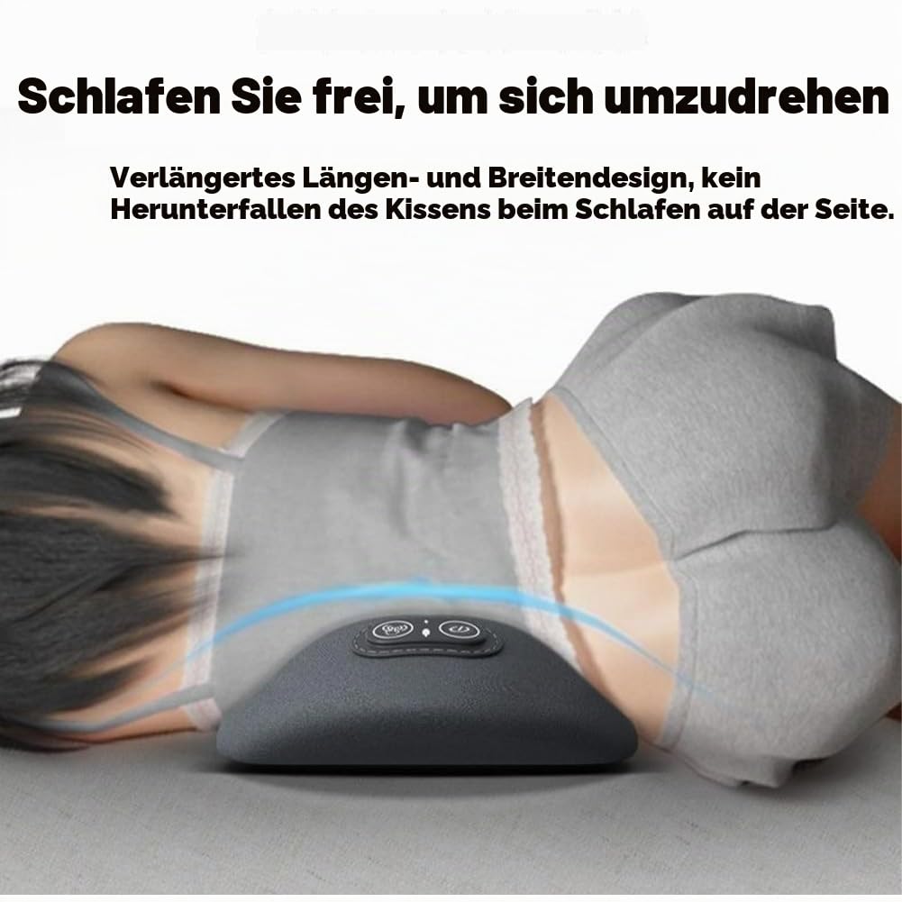 Deepcomfort 3 in 1 Massage Pad, Deep Comfort 3-Zonen Ergoflow Tiefenmassagegerät, Rücken Massagegerät Mit Wärme, Vibration & Lendenstütz, Für Den Entspannenden Heimgebrauch (Usb-a)