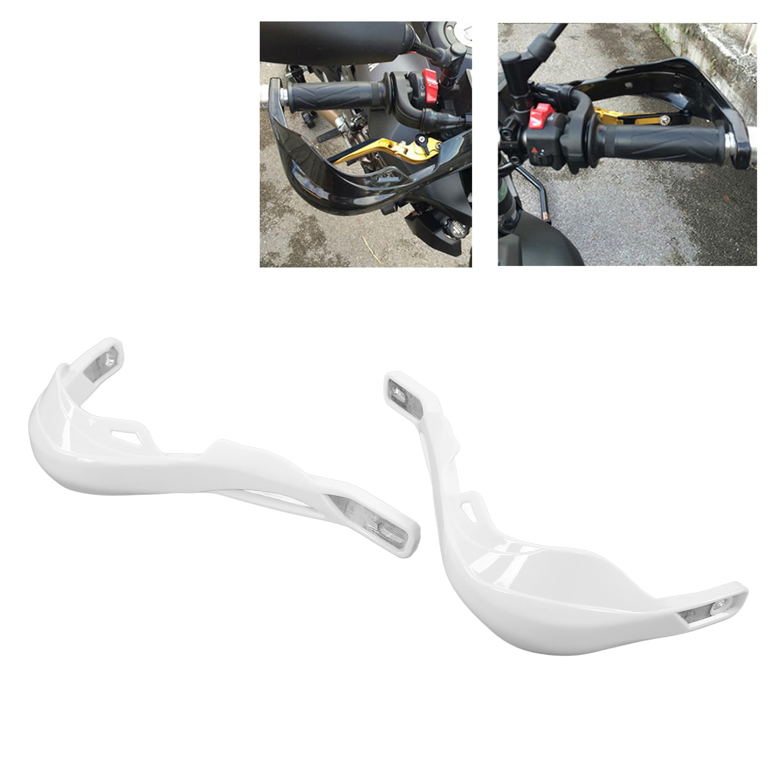 Para ochraniaczy na kierownicę motocyklową, 7/8 cala, 22 mm, uniwersalne ochraniacze na dłonie do uprawiania sportu, Dirt Bike, ATV, MX, motocrossu, klasy premium, aluminium, ABS, czarny, niebieski
