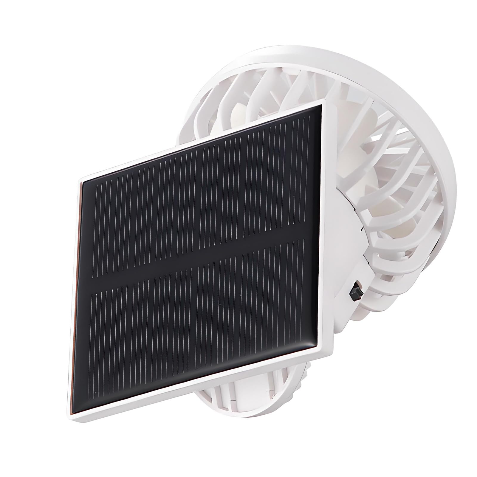 Jazuaiao Multifunctional Solar Power Hat Clip Fan Lightweight USB Charging for Travel Fishing Low Small Fan for Outdoor Travel