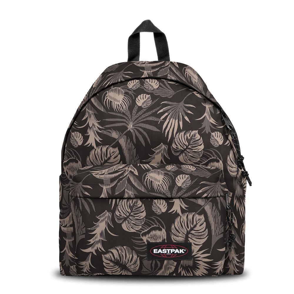Eastpak Padded Pak’r Backpack 24L (40 x 30 x 18 cm), Durable Water-Resistant School & Travel Daypack, Lightweight Classic Backpack with Padded Straps & Front Pocket - Brize Black Grey