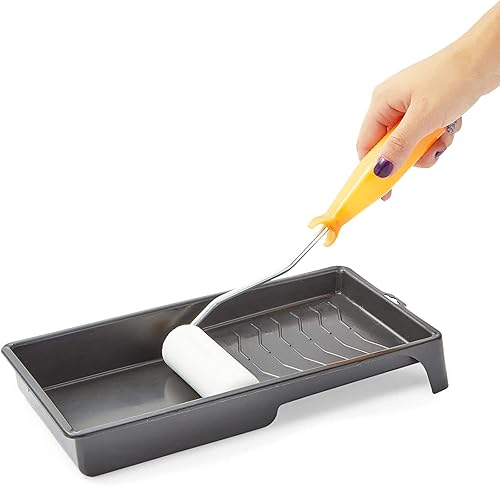 Miniatura 6 de Okuna Outpost Kit de suministros de pintura para casa con bandeja y marco de rodillo (13 piezas)