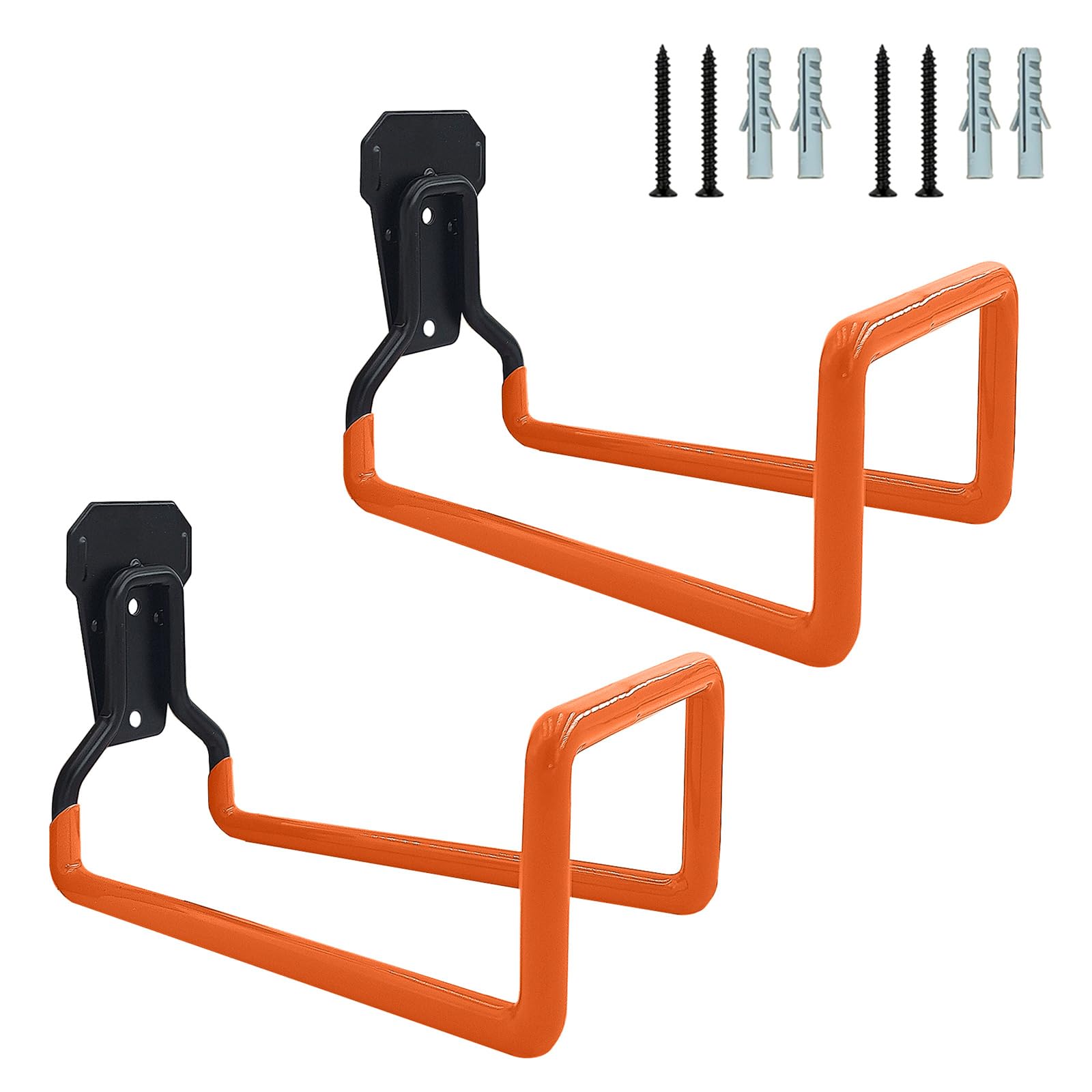 Tertioi Oh! 2 Pcs Space Saving Iron Hose Organizer Holder Wall Mounted Practical Water Hooks Ideal For Garden Or Garden Outdoor Reel