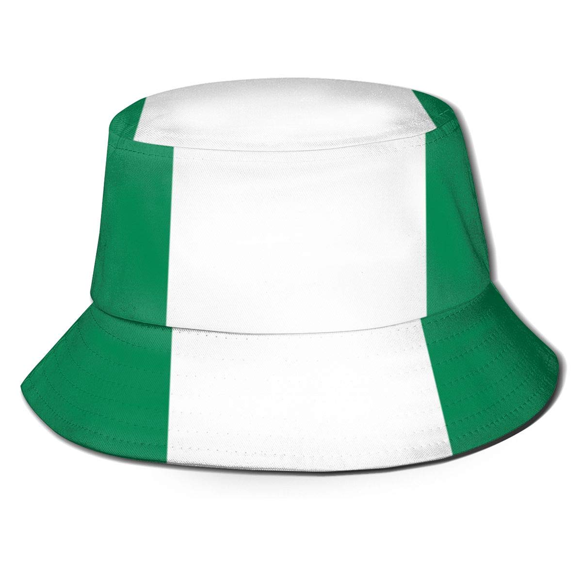 Nlwqekv Unisex As Pic Nigerian Flag Hat Bucket Hat Fisherman Hat Summer Cap