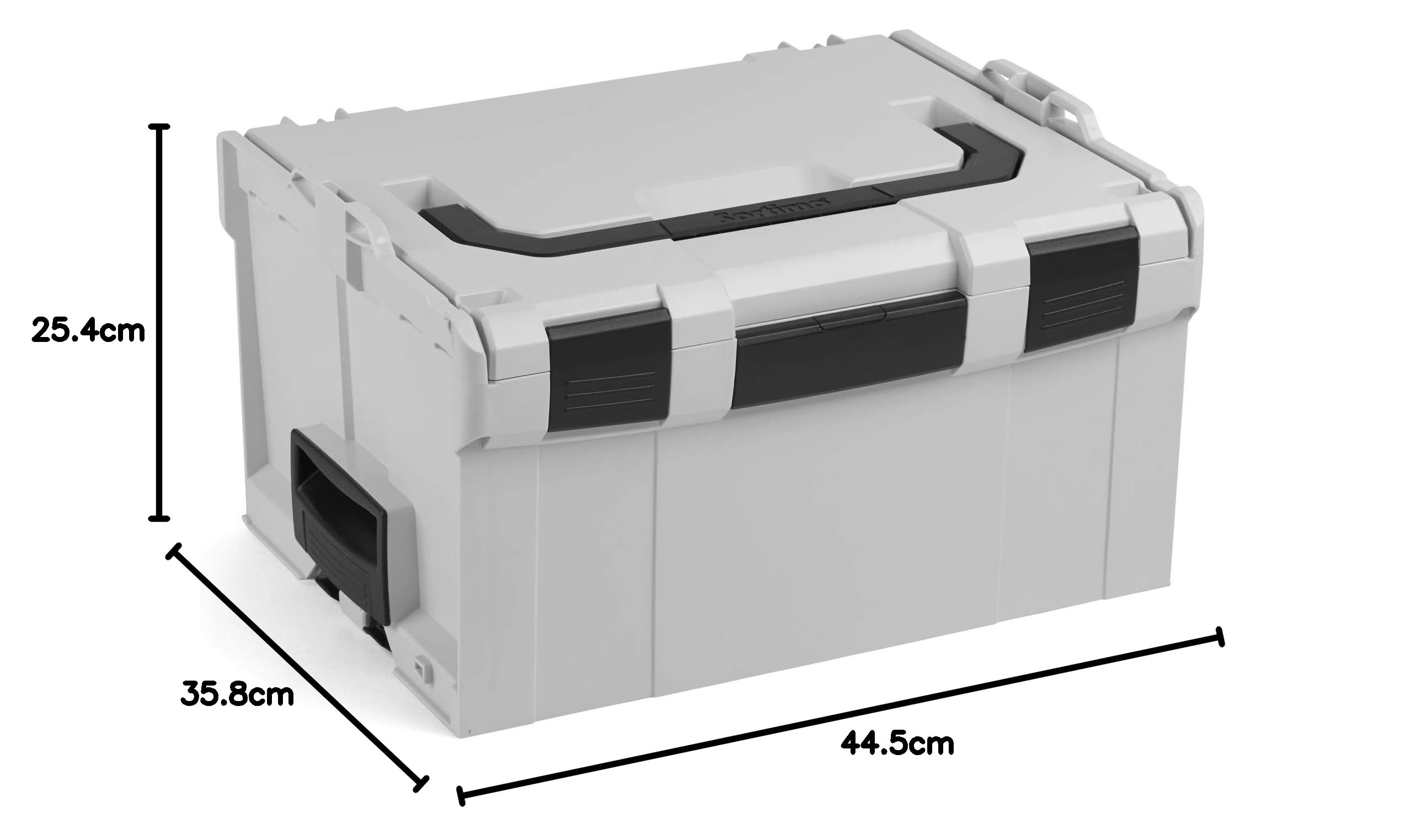 Werkzeugkoffer leer | 2x Bosch Sortimo L-BOXX Größe 3 grau | Werkzeugkiste Kunststoff Gross