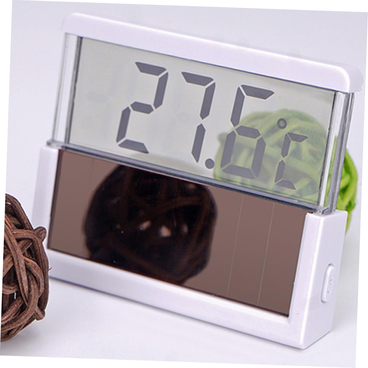 Housoutil 3 Stücke Digital Aquarium Thermometer Solar-powered Aquarium Wasser Temperatur Meter Mini Compact Design