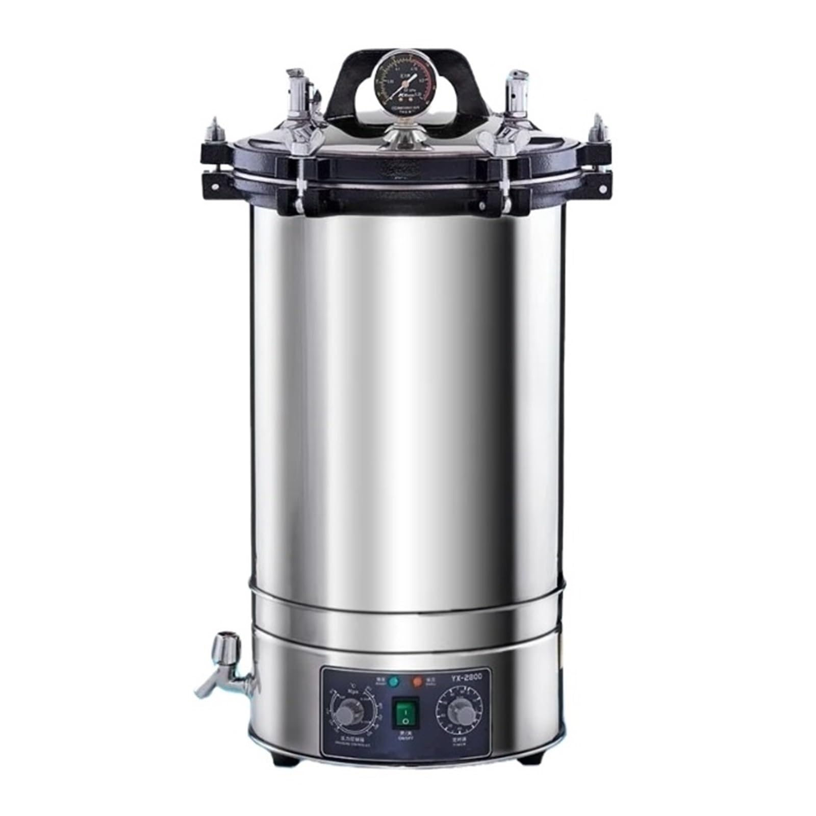 Autoclave para laboratorio médico, esterilizador de vapor portátil de alta temperatura, eficiente y rápido.