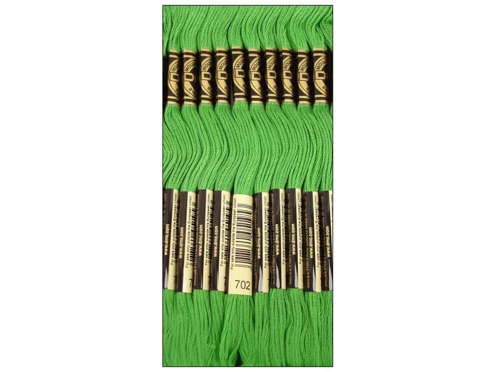 Bulk Buy: DMC Six Strand Embroidery Cotton 8.7 Yards Kelly Green 117-702 (12-Pack)