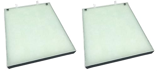 Nispira Filtro de repuesto HEPA verdadero compatible con Bissell Air400 purificador de aire, parte 2521, paquete de 2