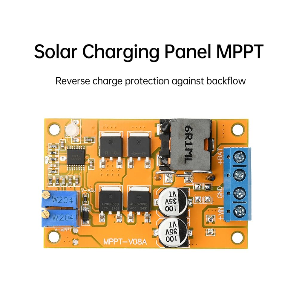 MPPT Solarpanel 8-28V 5A 100W Solar-Laderegler DC-Eingang Automatischer Umschalt-Solar-Ladegerät für 9V 12V 24V Systeme